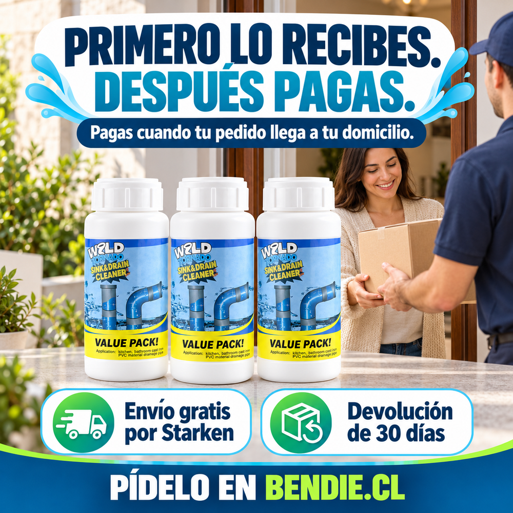 Wild Tornado | Destapador de Cañerías para Cocina y Baño
